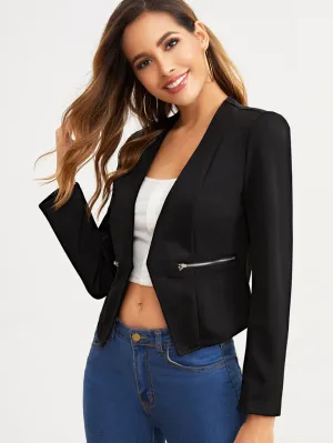 Blazer Clasi con cremallera delantera en Cherry Vibes
