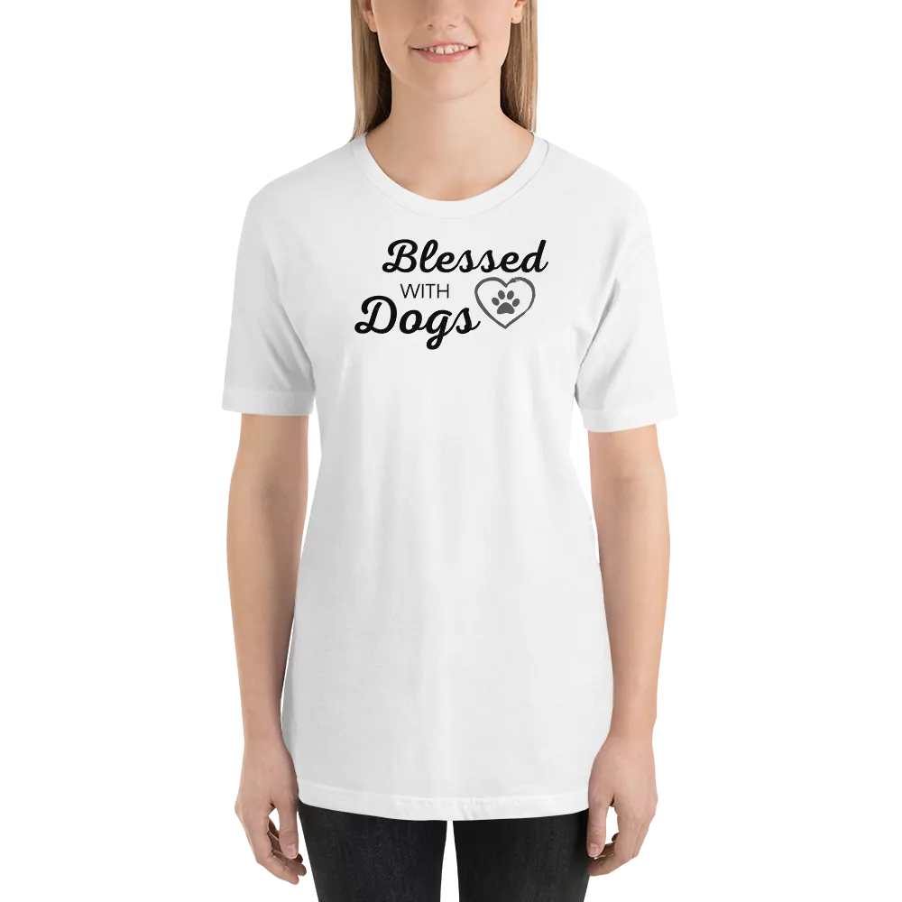 Blessed with Dogs T-Shirts - Light
