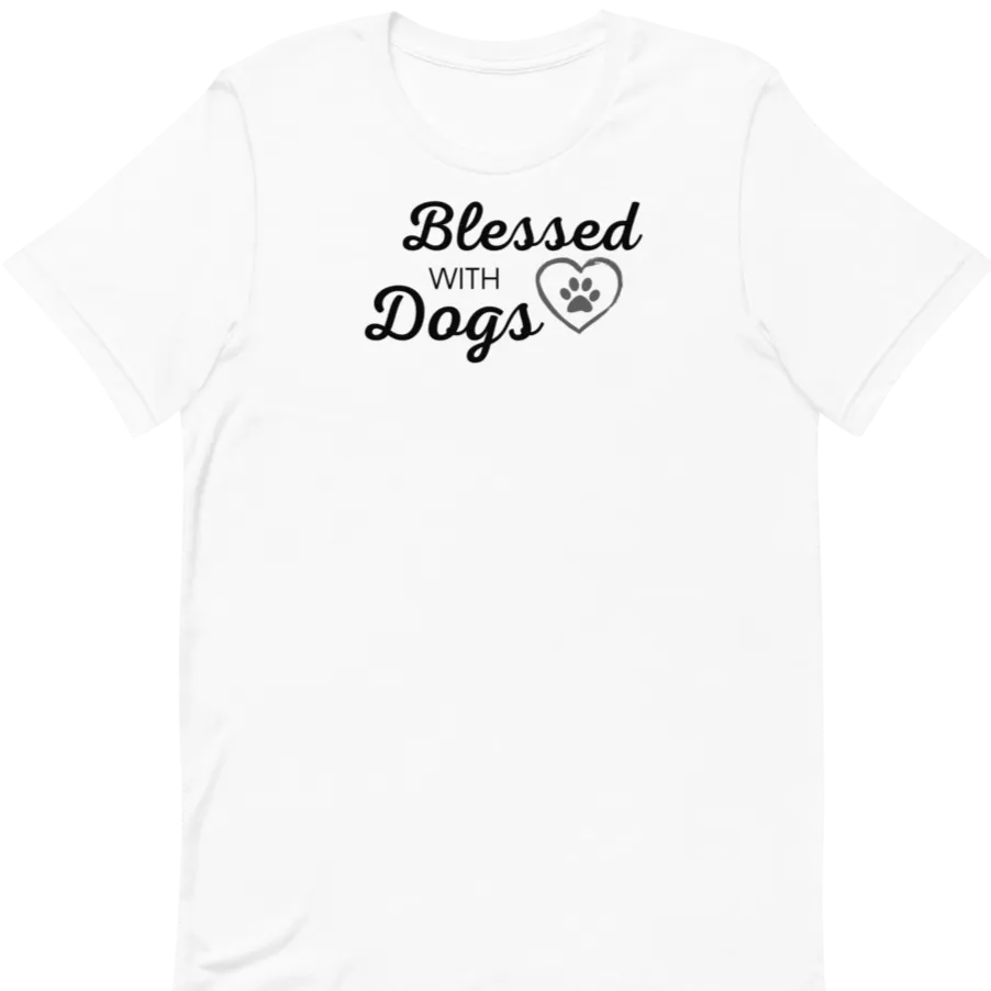 Blessed with Dogs T-Shirts - Light