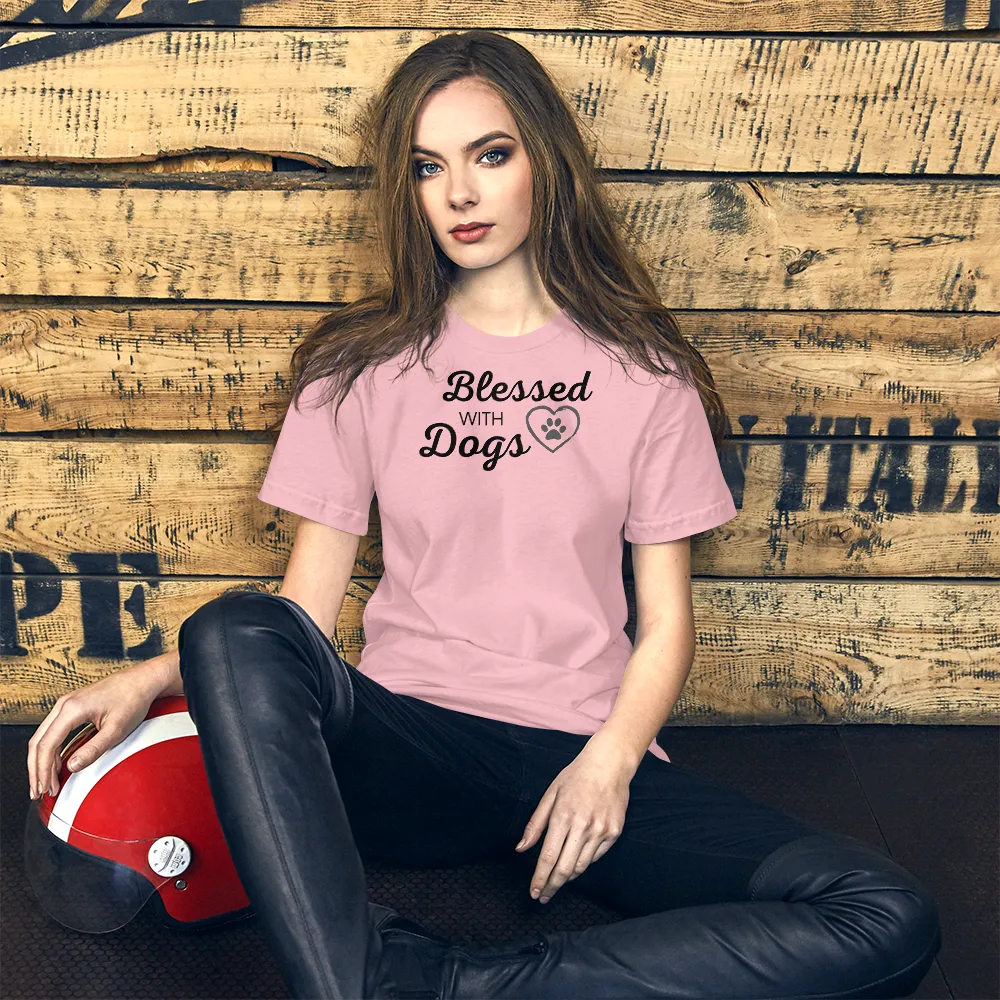 Blessed with Dogs T-Shirts - Light