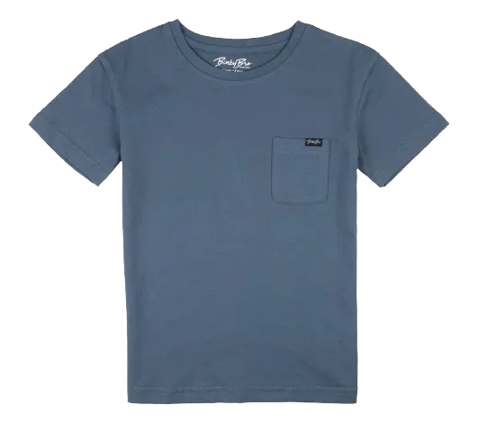 Blue Classic Pocket Tee