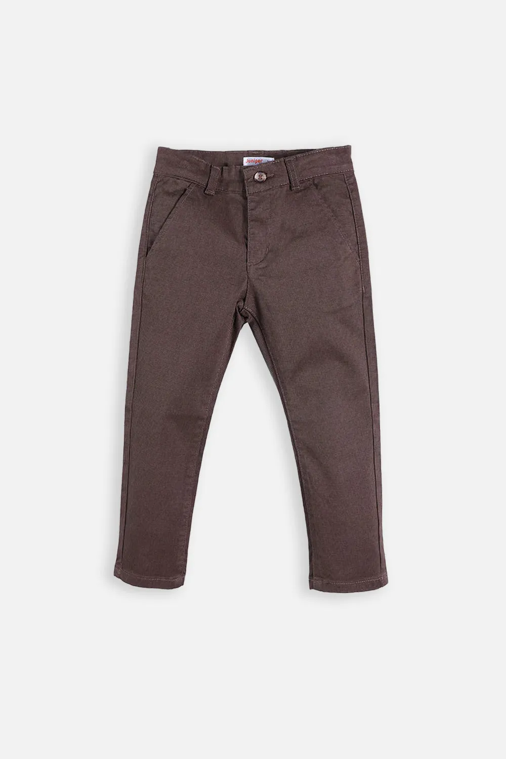 BOY'S CHOCOLATE BROWN CHINO PANT