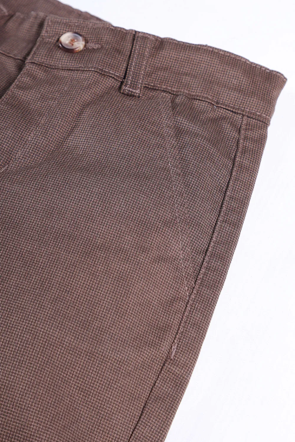 BOY'S CHOCOLATE BROWN CHINO PANT