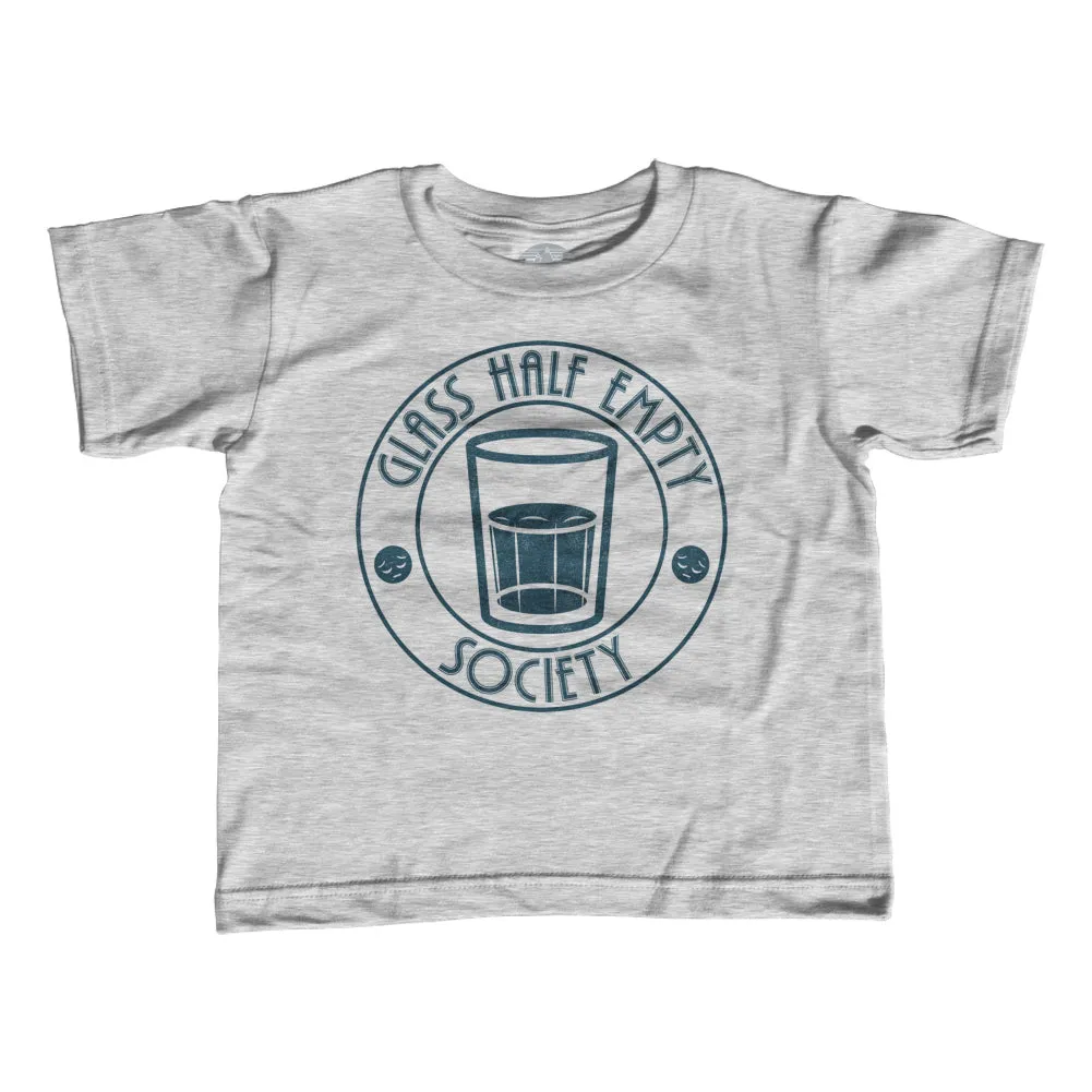 Boy's Glass Half Empty Society T-Shirt