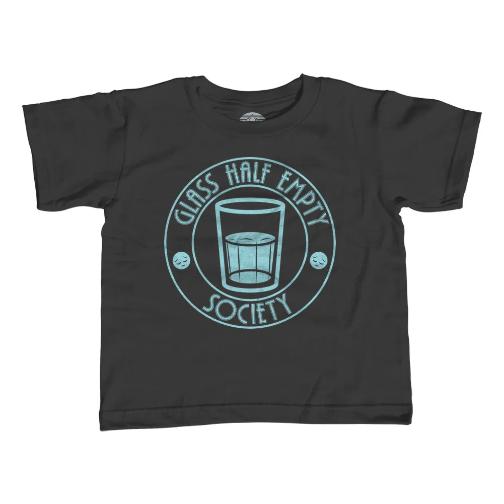 Boy's Glass Half Empty Society T-Shirt