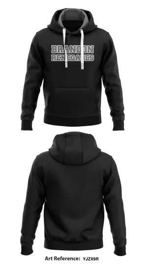 Brandon Renegades Store 1  Core Men's Hooded Performance Sweatshirt - yJzx9r