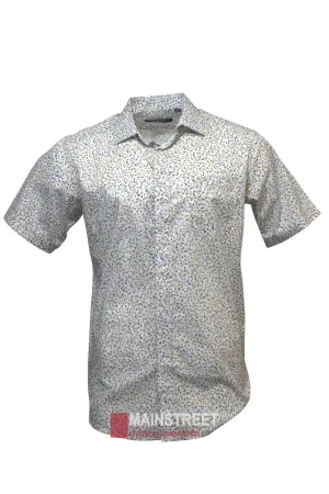 Bridgeport Club Woven Cotton Stretch Short Sleeve Shirt