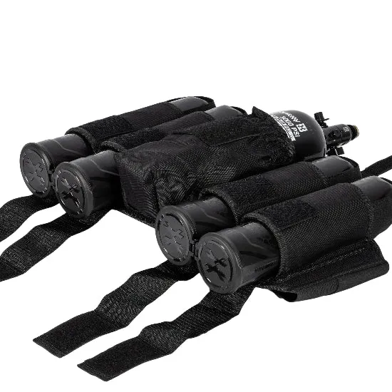 BSX 4 1 Pod Paintball Harness - Black