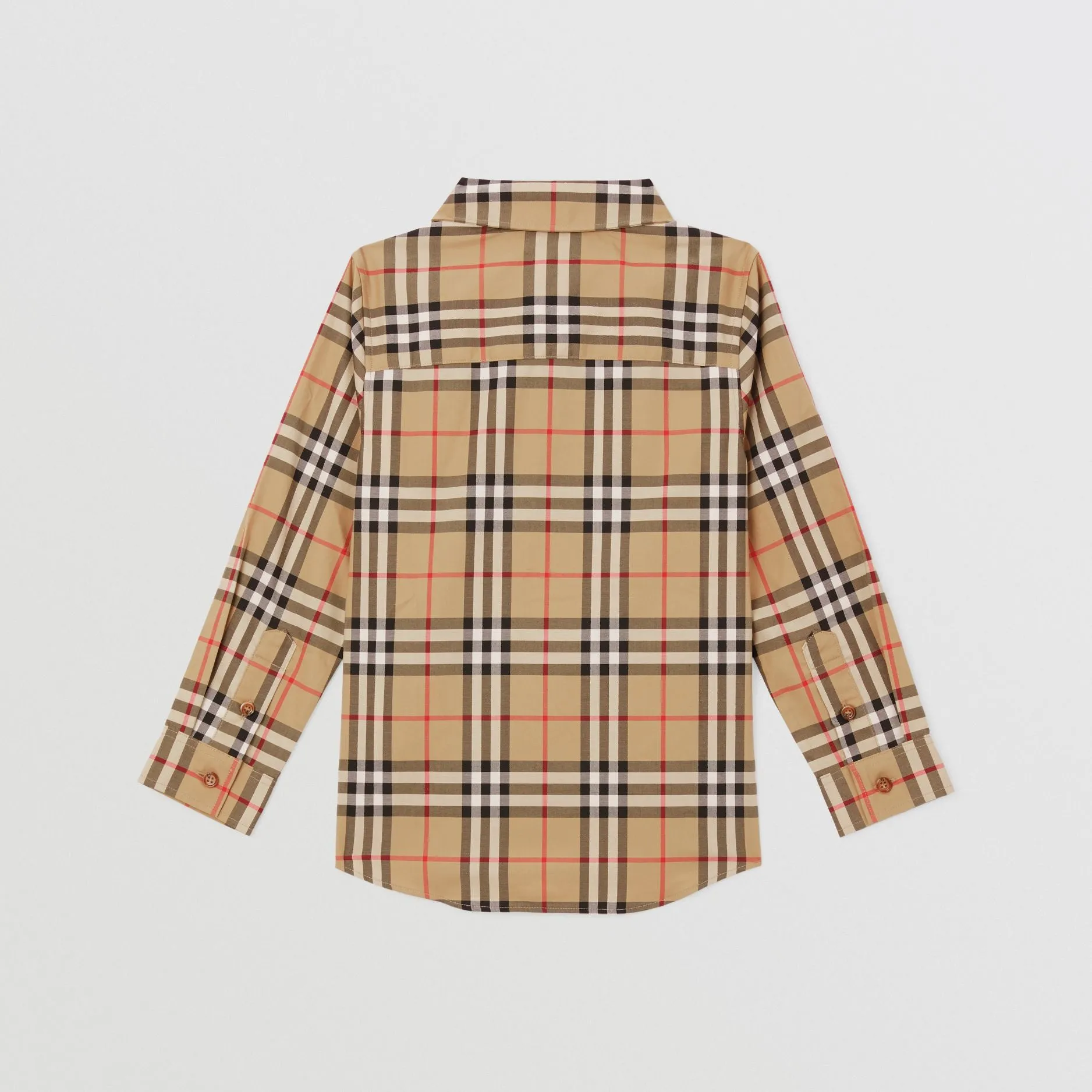 Burberry Vintage Check Stretch Cotton Shirt