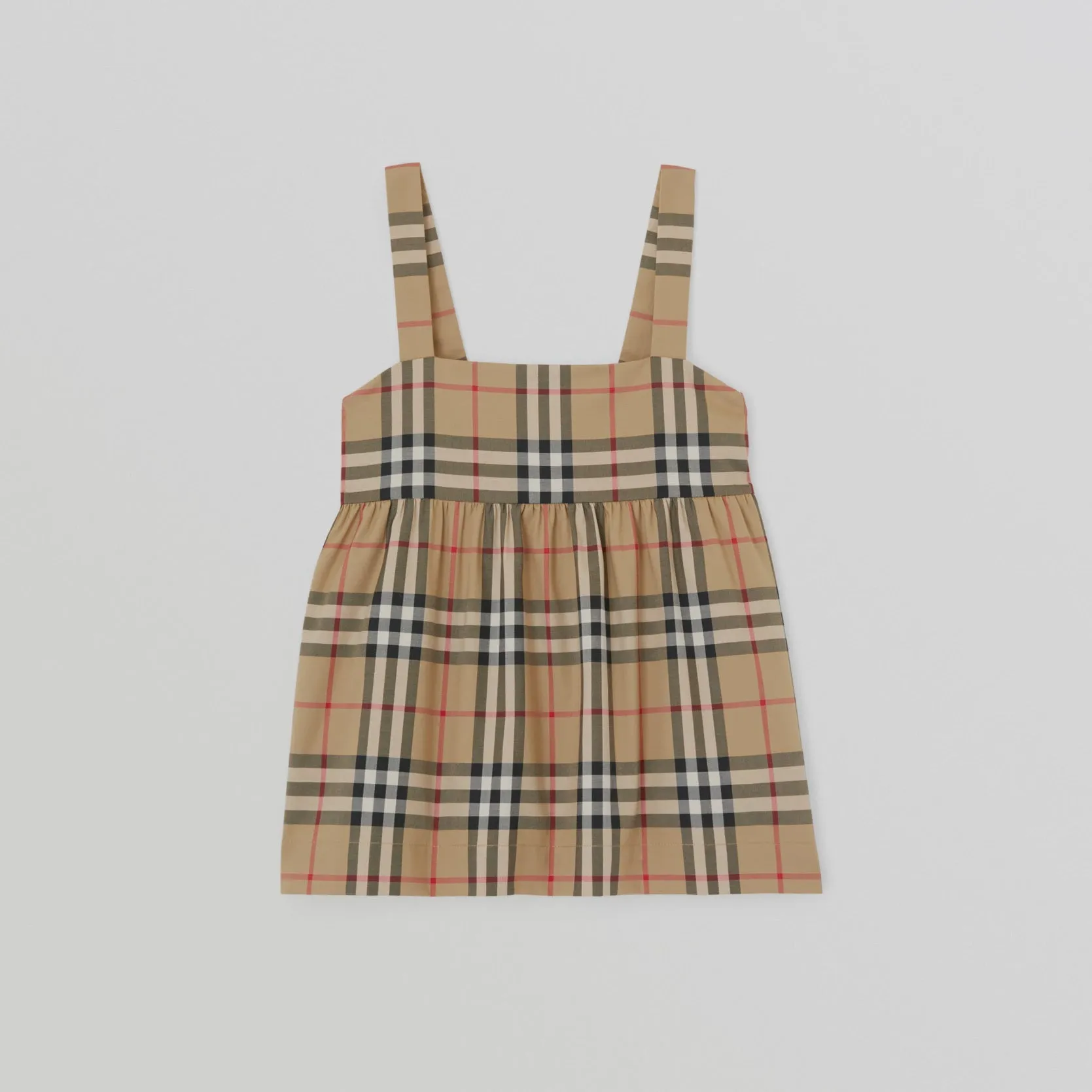 Burberry Vintage Check Stretch Cotton Top