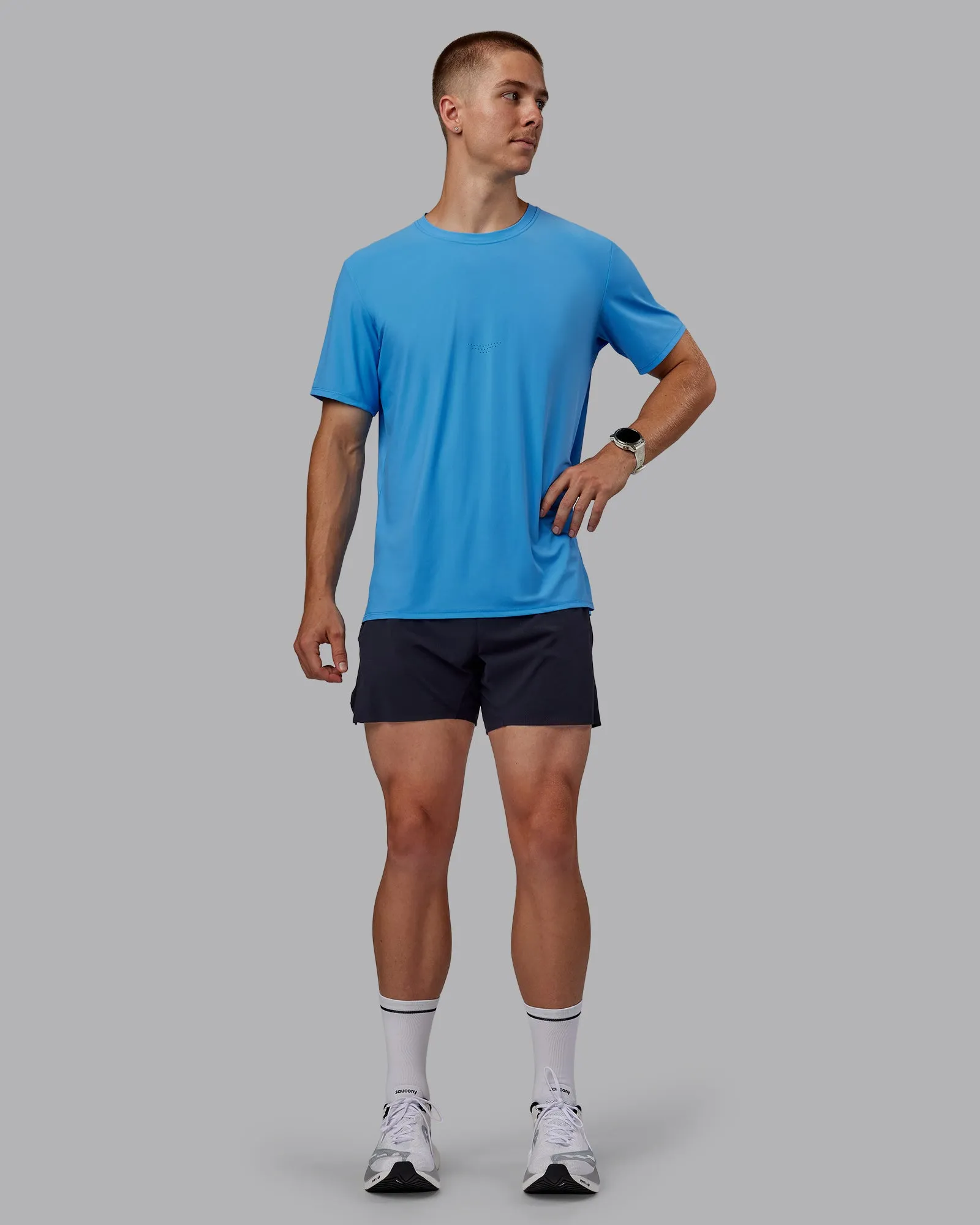 Cadence Tee - Azure Blue