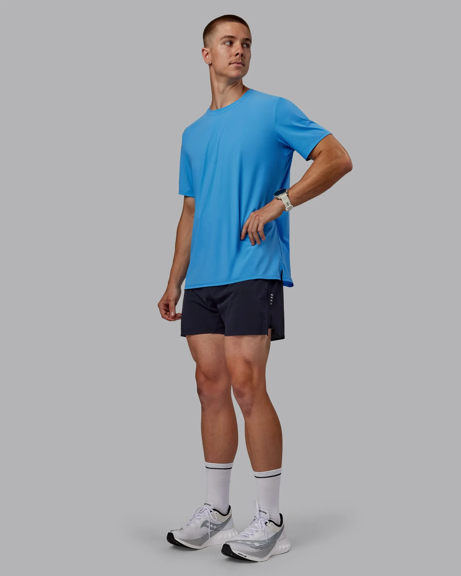 Cadence Tee - Azure Blue