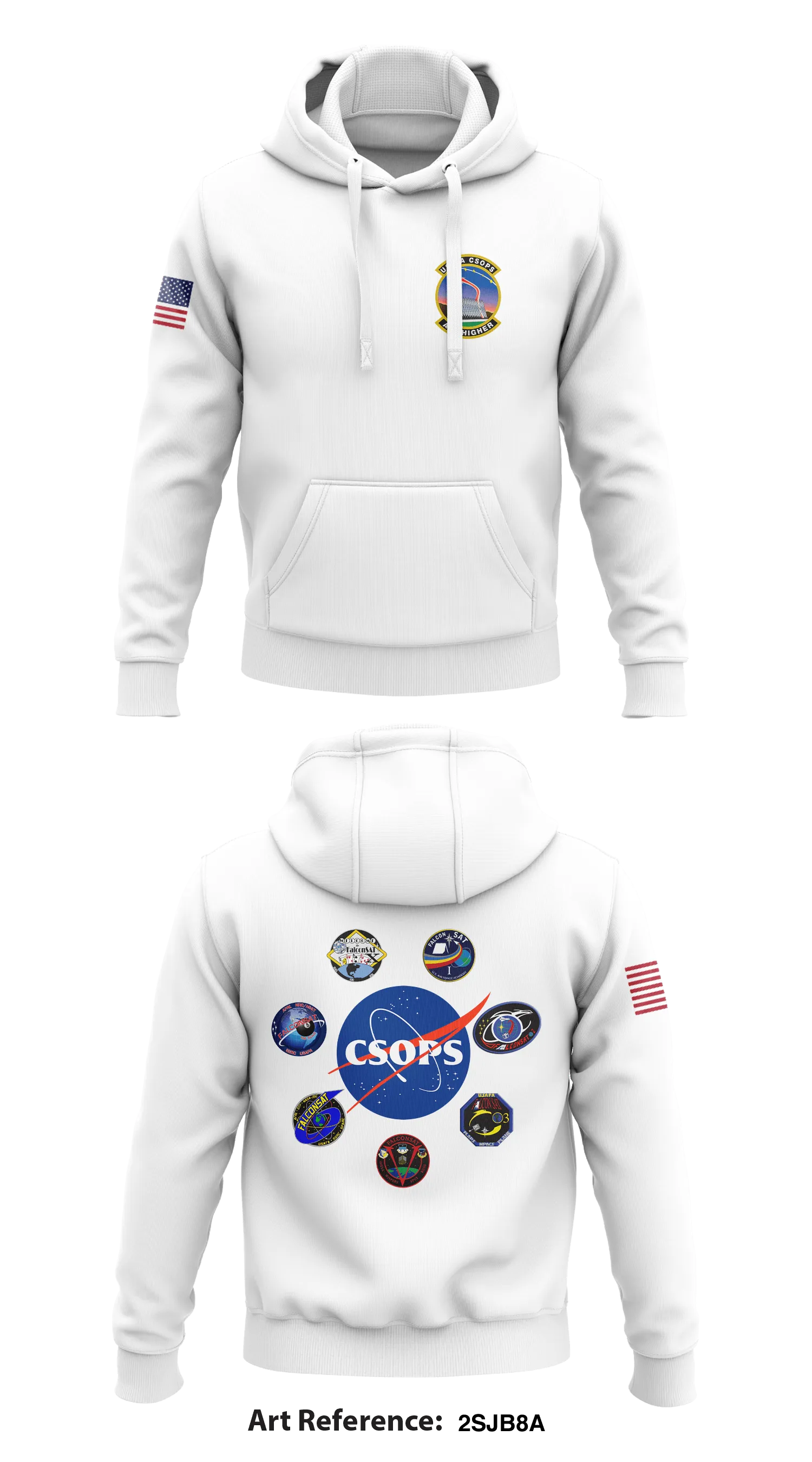 Cadet Space Operations Squadron (CSOPS) Store 1  Core Men's Hooded Performance Sweatshirt - 2SjB8a