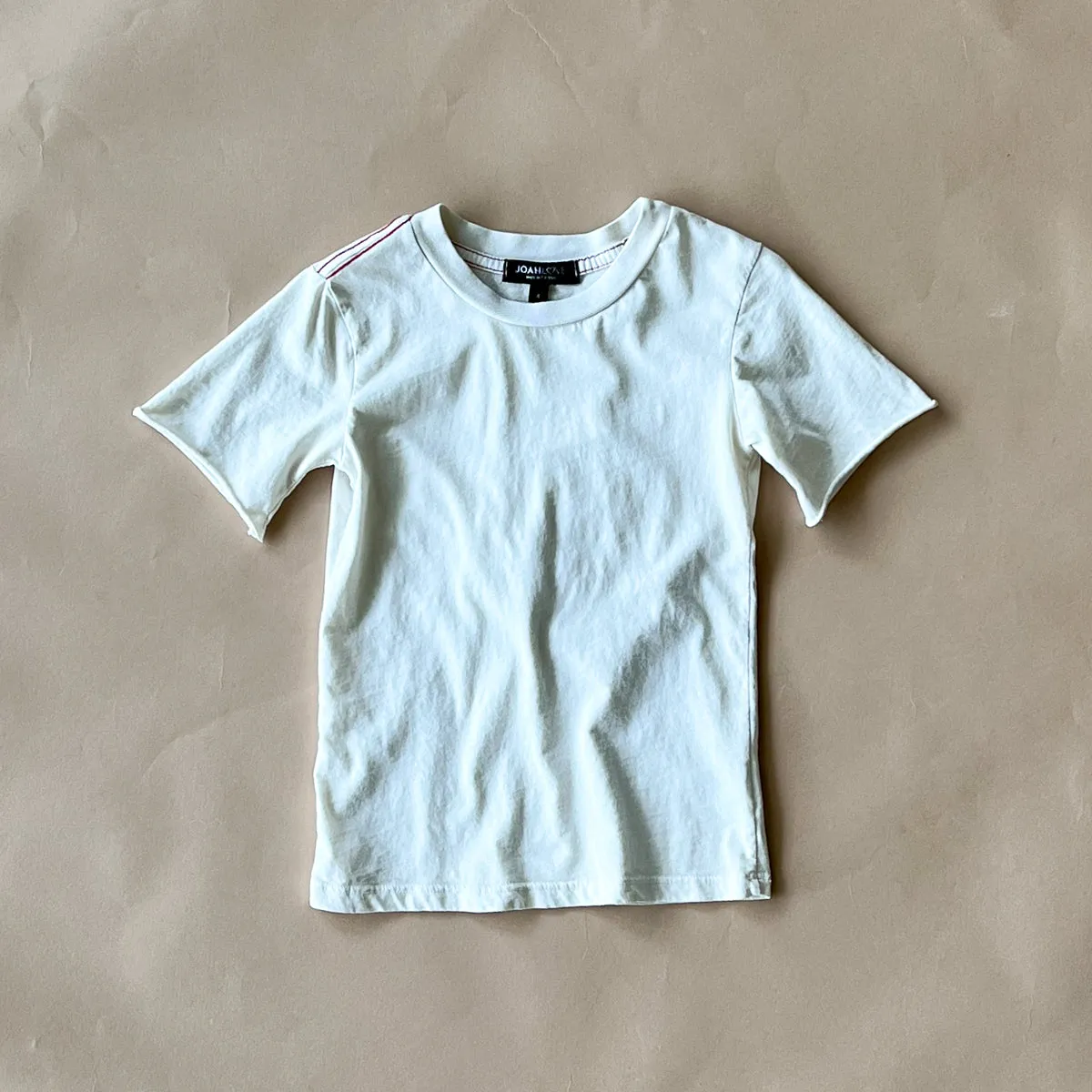 Cameron Solid Tee | Crème