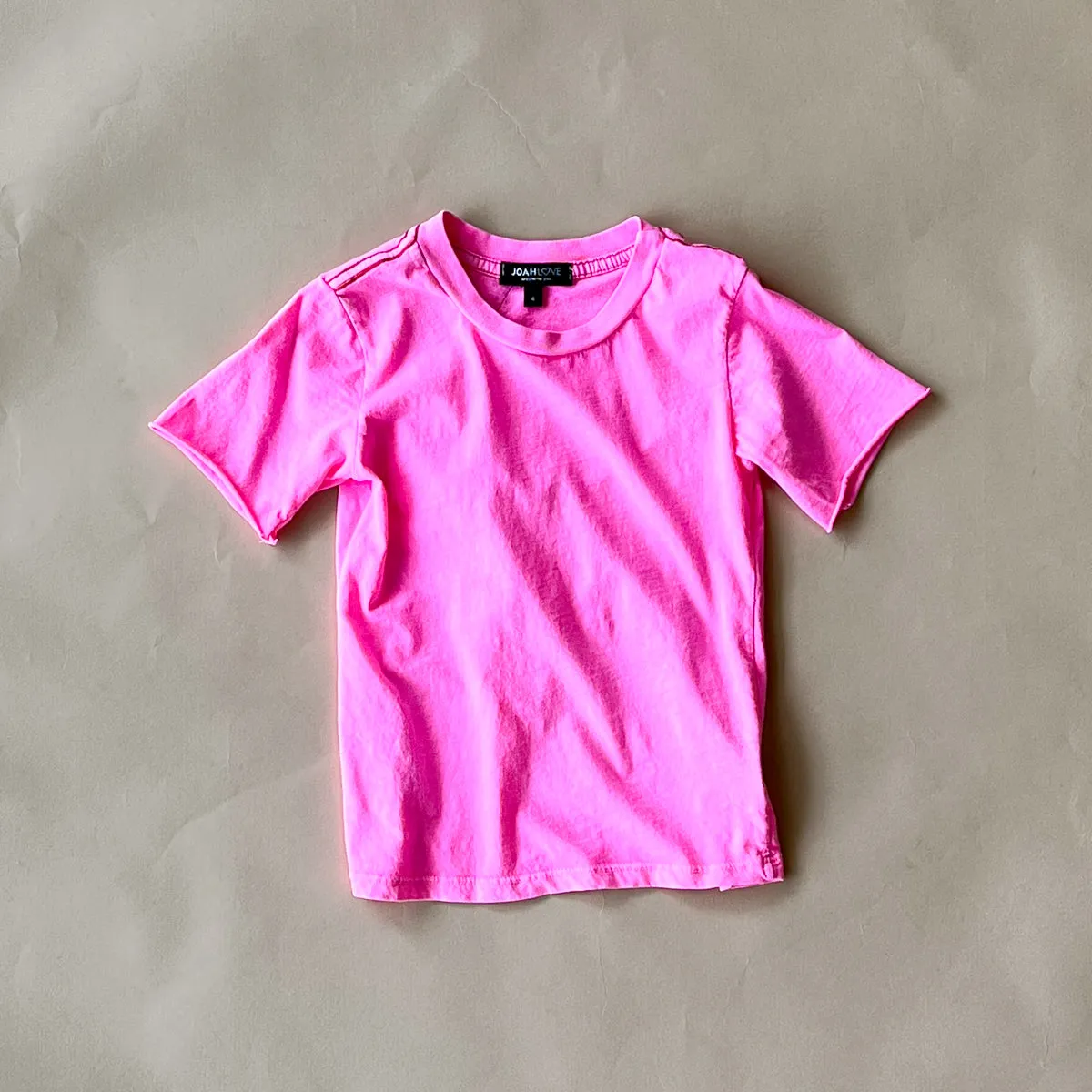 Cameron Solid Tee | Pink