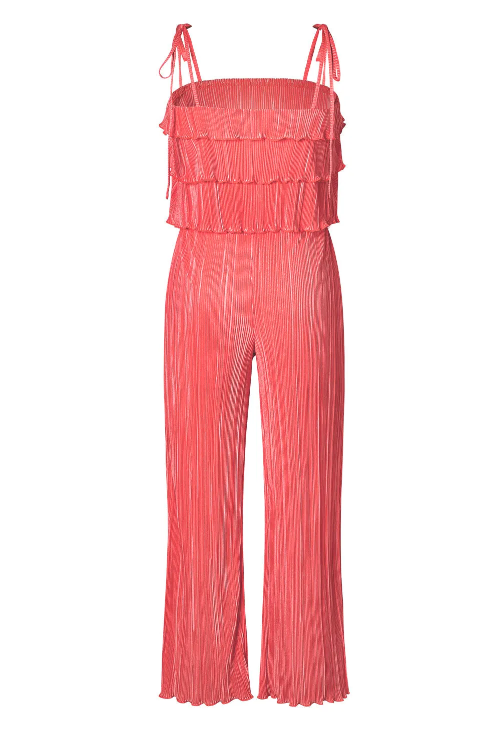 Cami Pleated Wide Leg Pants Set