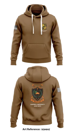 Campbell University Army ROTC Store 1 Core Men's Hooded Performance Sweatshirt - sQh6Hz