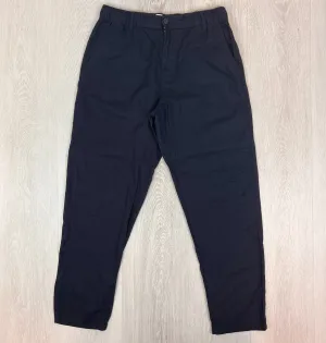 Celio Navy Blue Linen Blend Pants Size 32