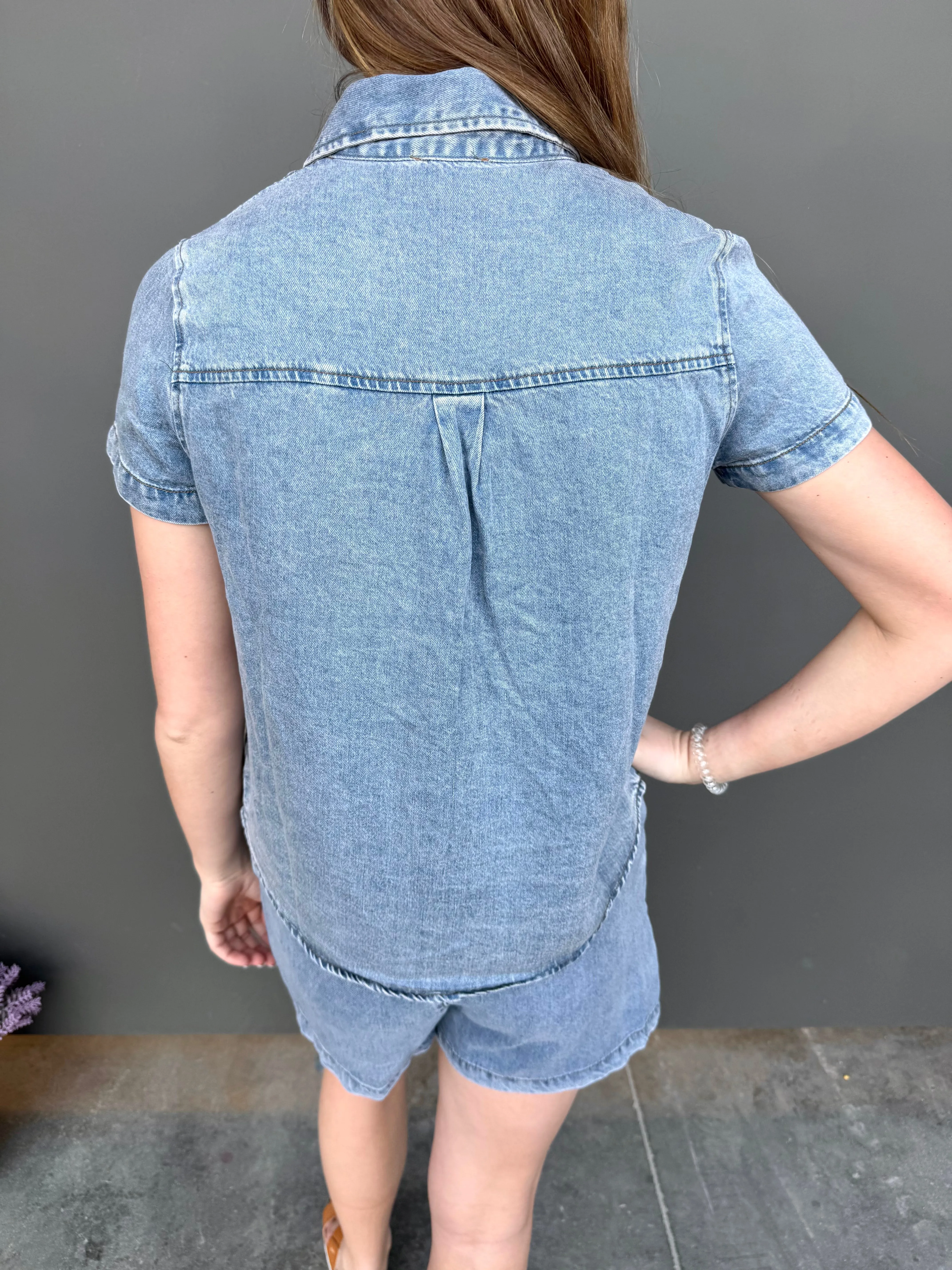 Chambray Button Up
