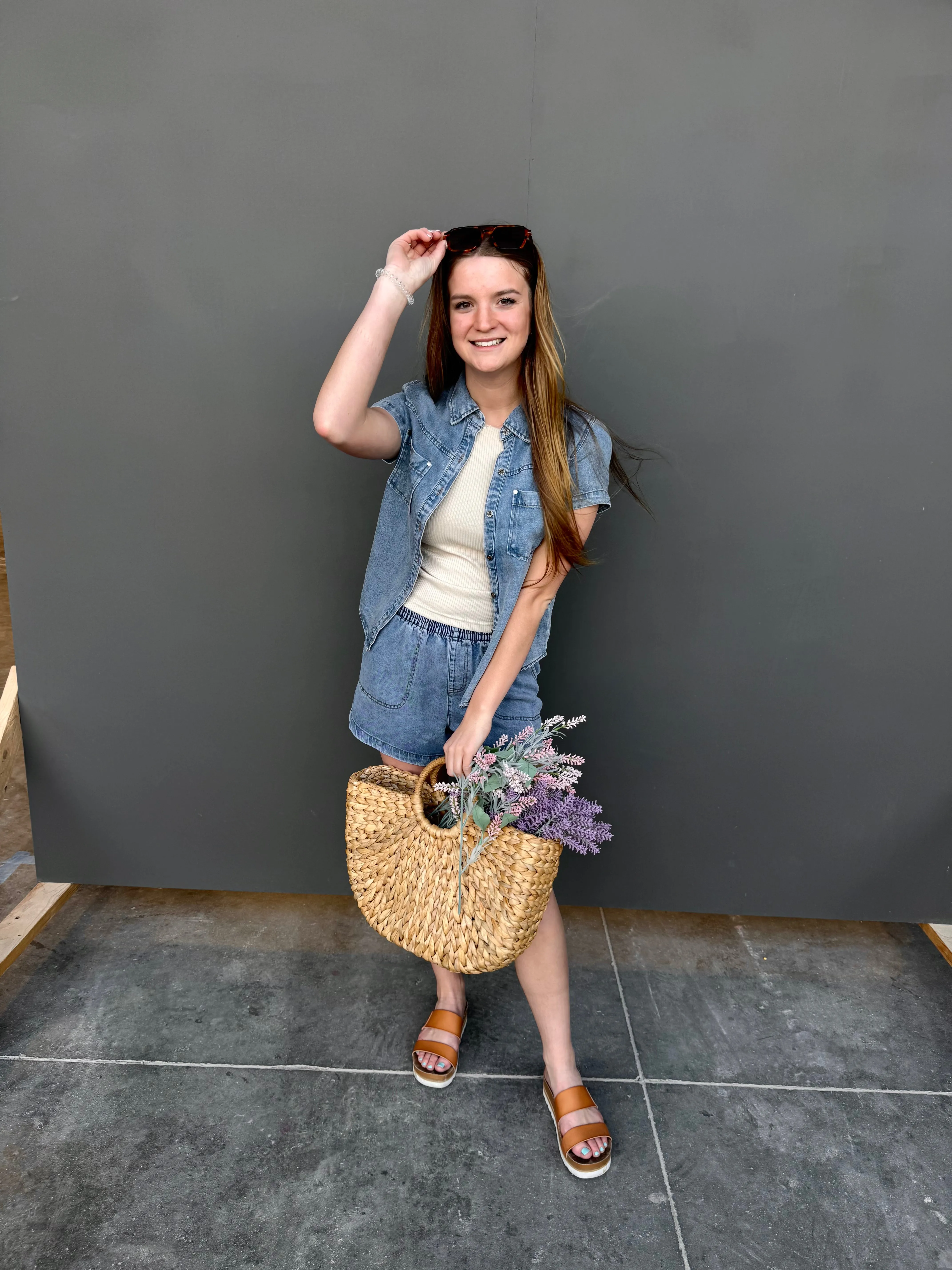 Chambray Button Up