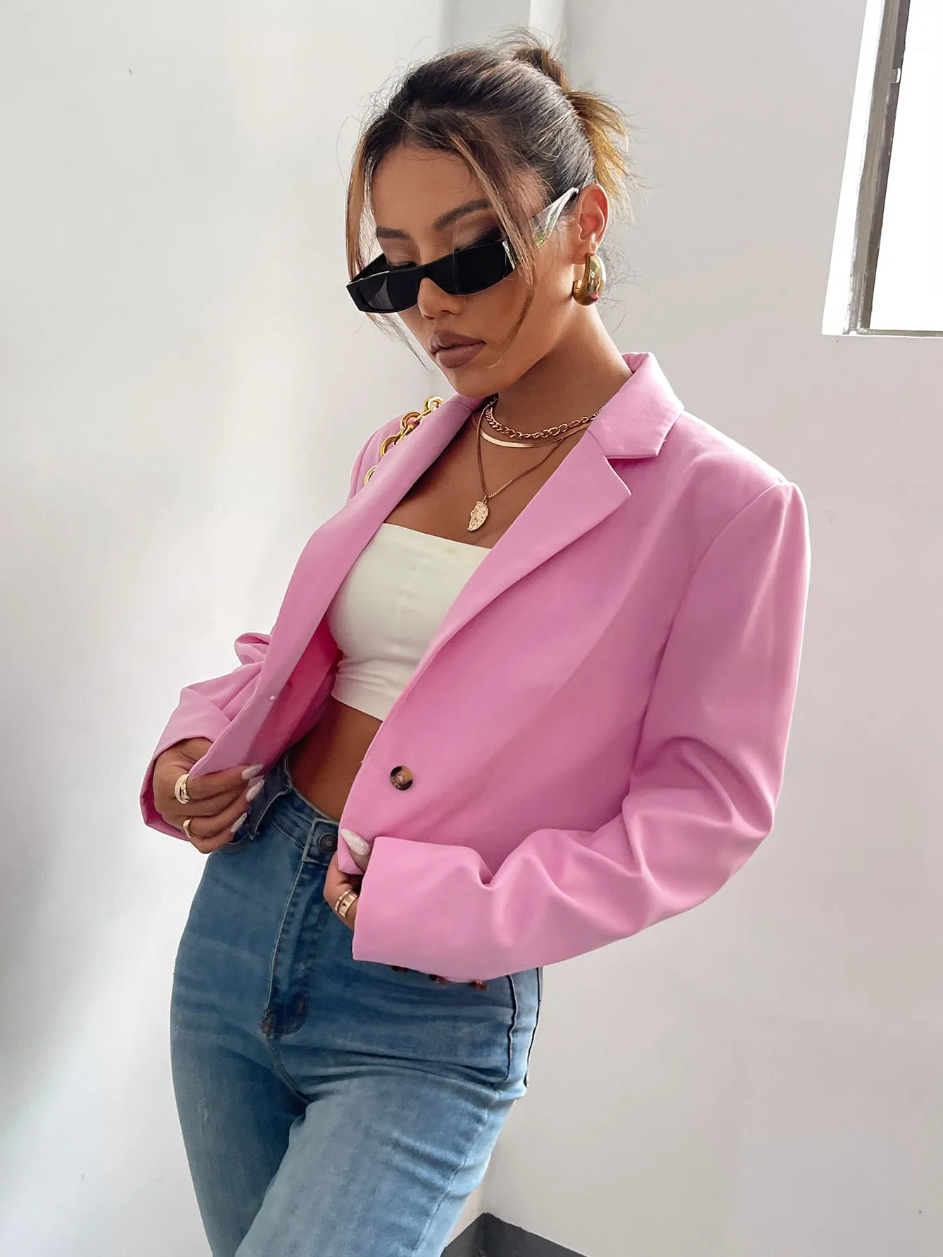 Chaqueta de Blazer de Mujer para Otoño