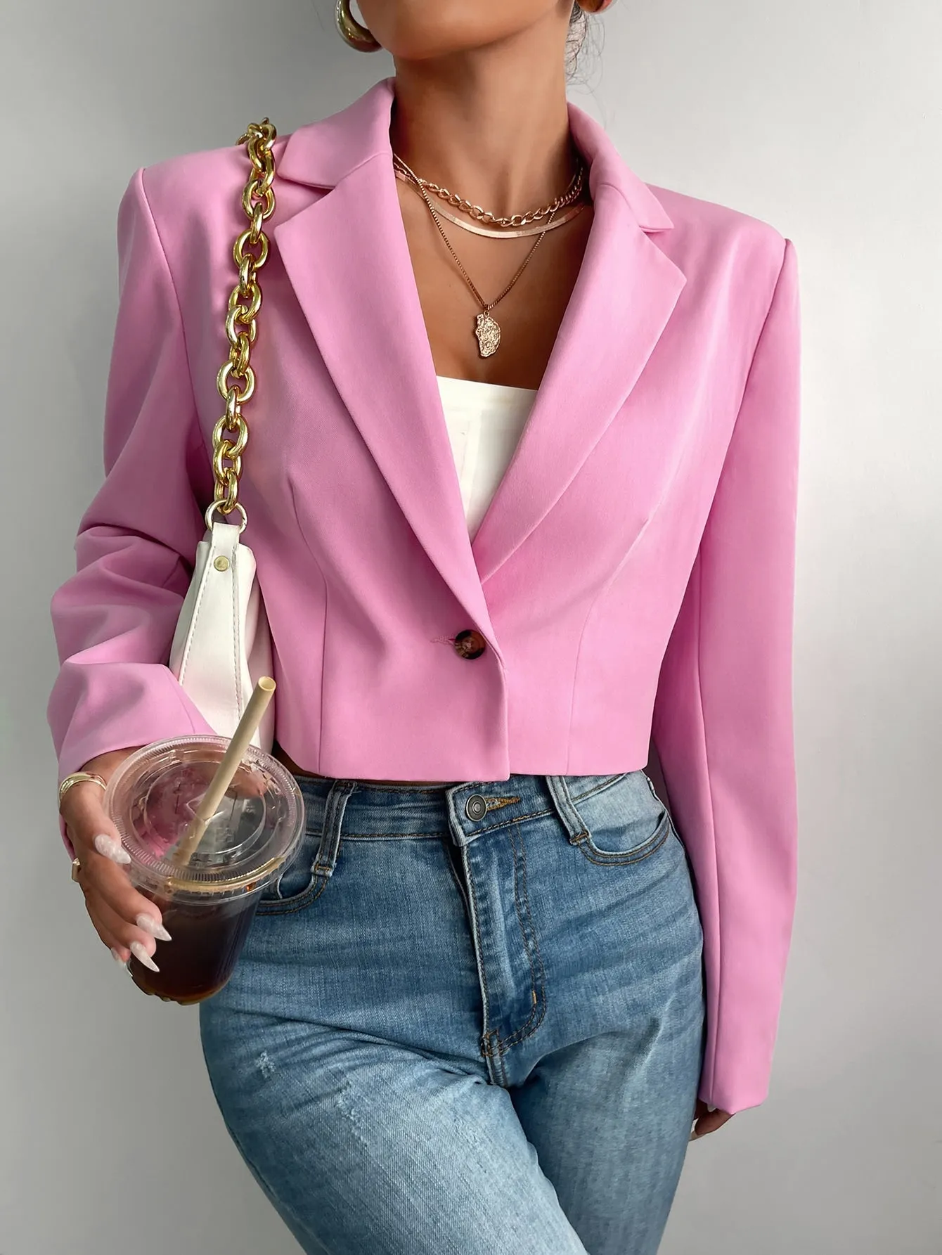 Chaqueta de Blazer de Mujer para Otoño