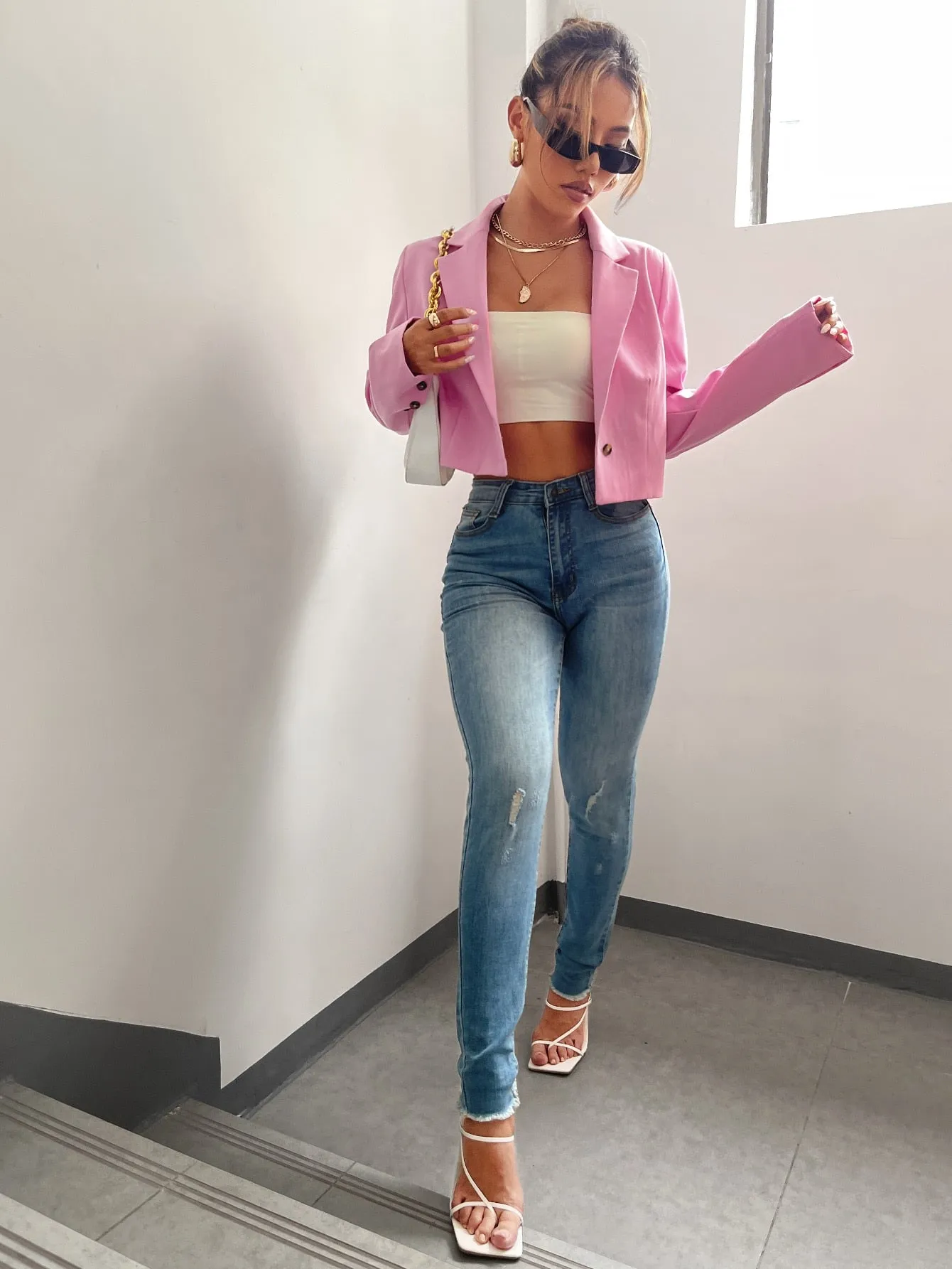 Chaqueta de Blazer de Mujer para Otoño