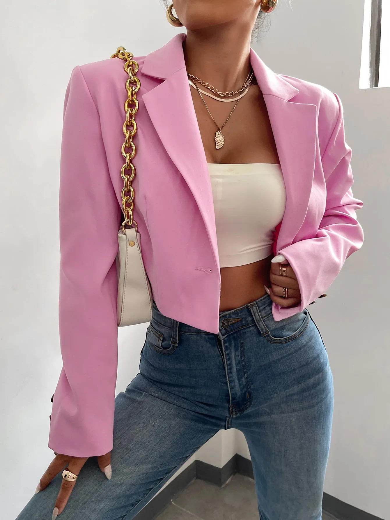 Chaqueta de Blazer de Mujer para Otoño