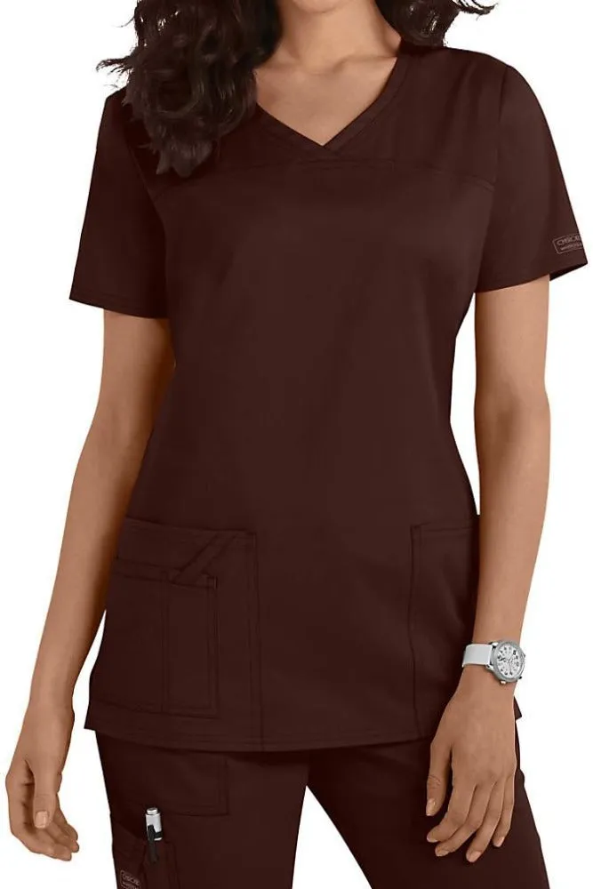 Cherokee Scrub Top Core Stretch V Neck Clearance Sale 4727