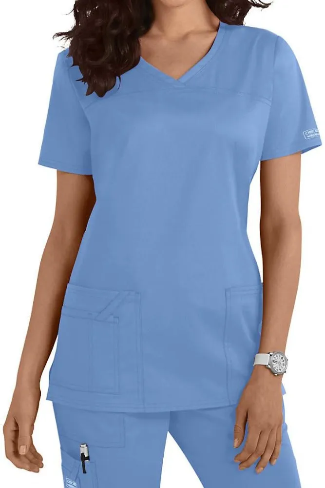 Cherokee Scrub Top Core Stretch V Neck Clearance Sale 4727