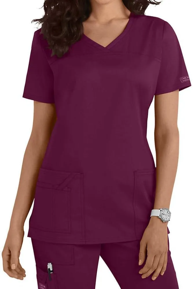 Cherokee Scrub Top Core Stretch V Neck Clearance Sale 4727