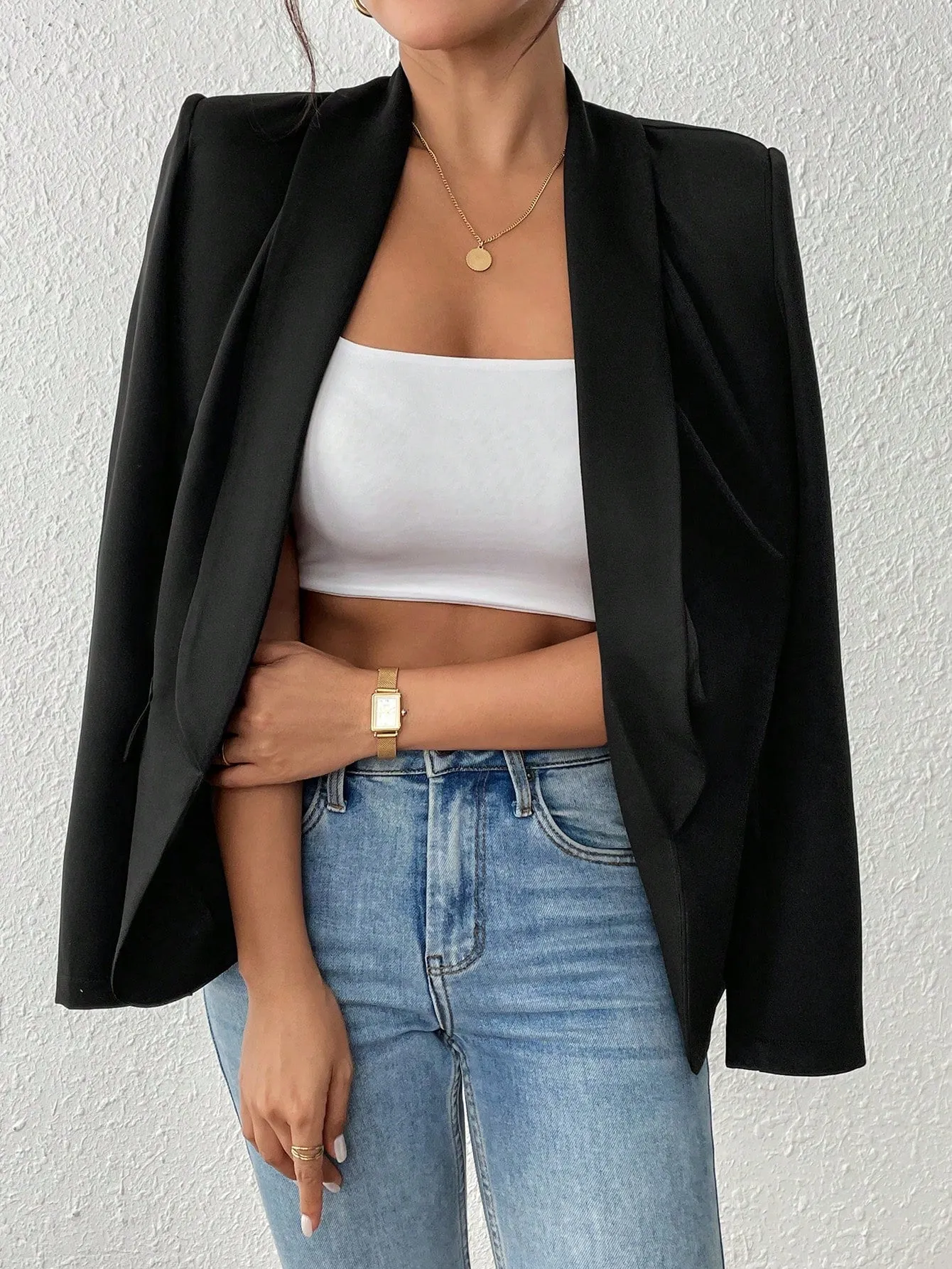 Cherry Vibes: Blazer Elegante para Mujer en