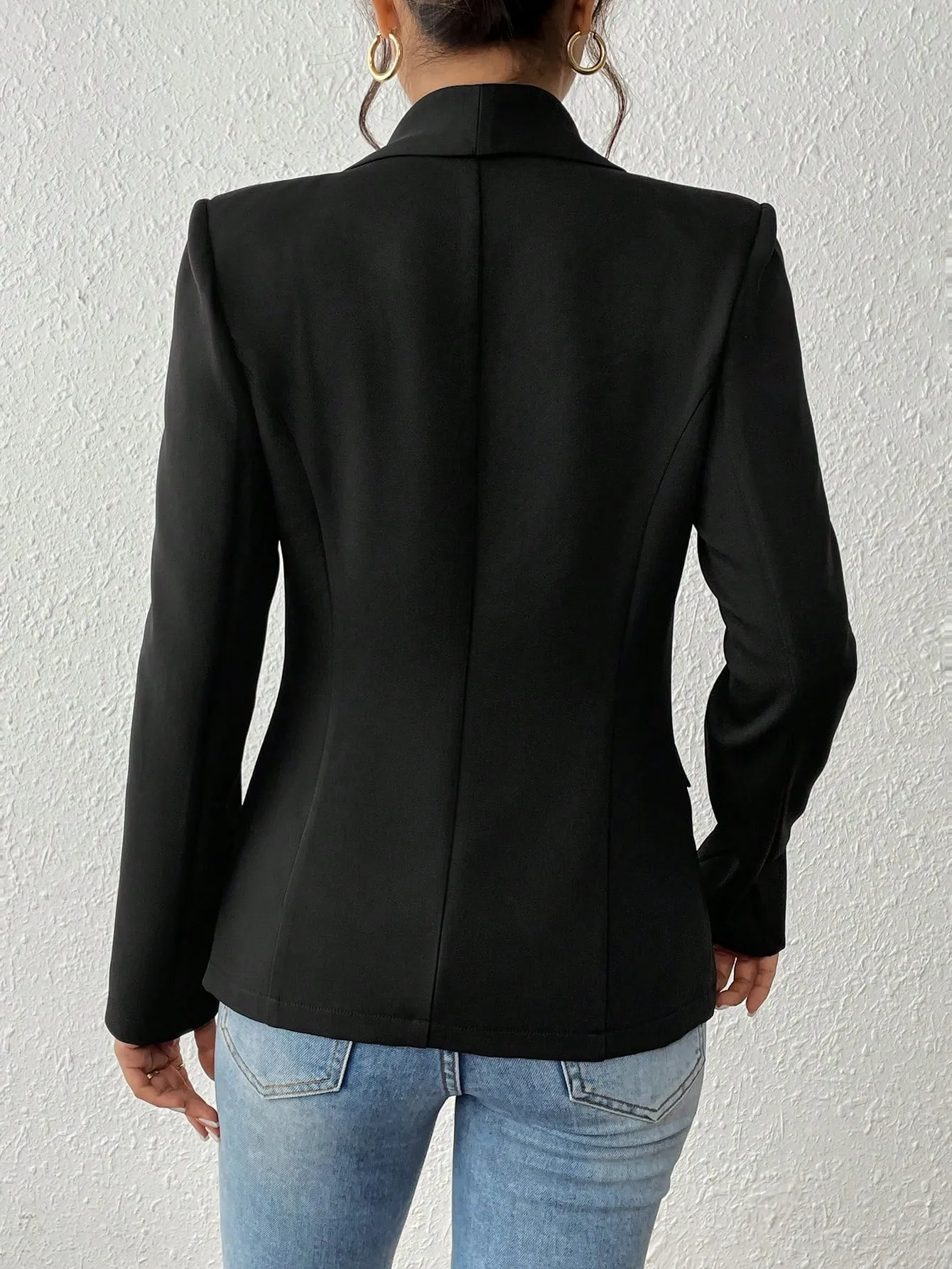 Cherry Vibes: Blazer Elegante para Mujer en