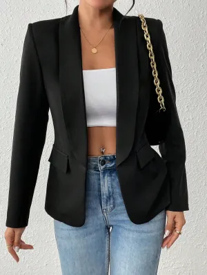 Cherry Vibes: Blazer Elegante para Mujer en