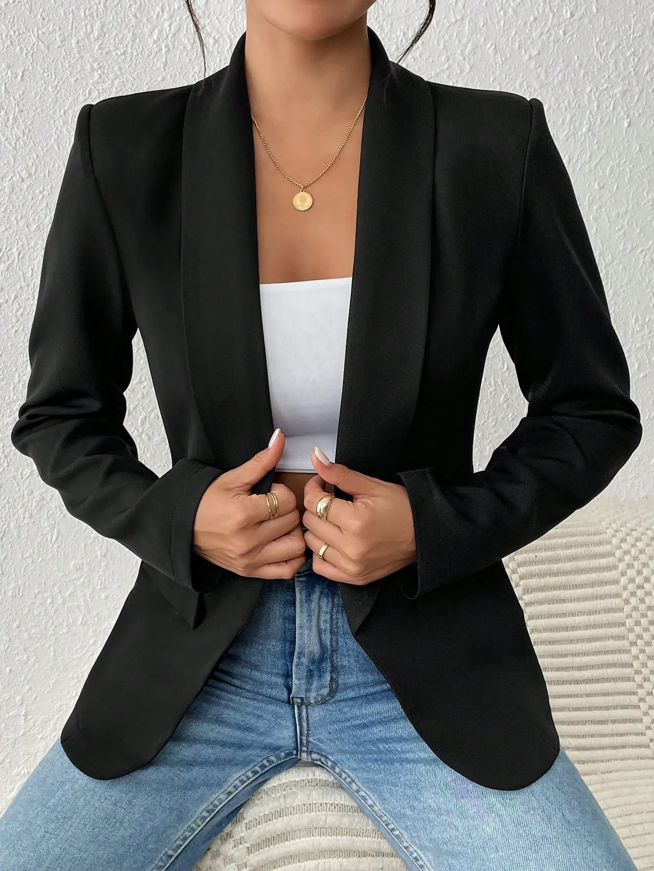 Cherry Vibes: Blazer Elegante para Mujer en
