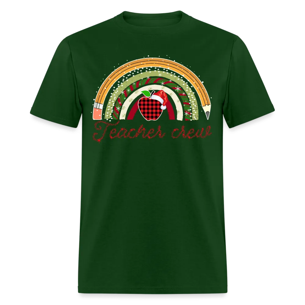 Christmas - Teacher Crew - Family Shirts Men, Woman Christmas T Shirts