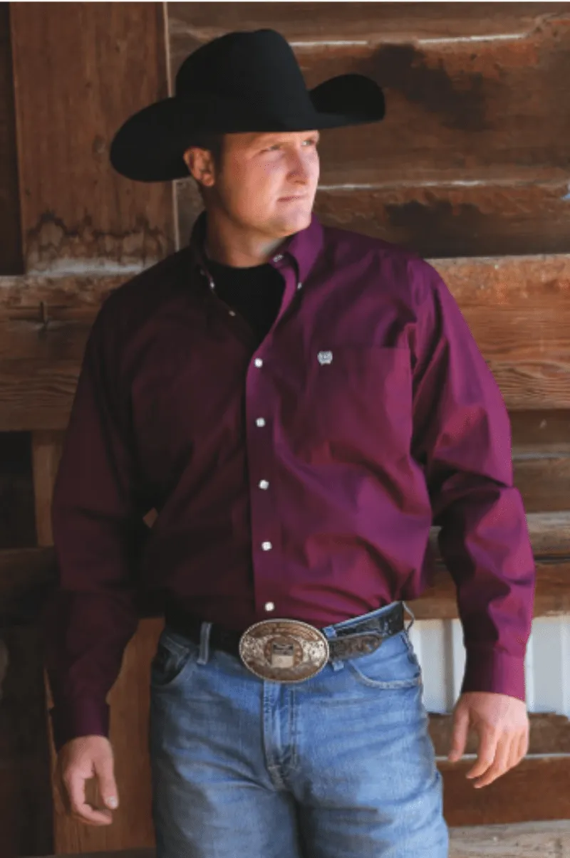 Cinch Shirt Mens Arena Solid Colour