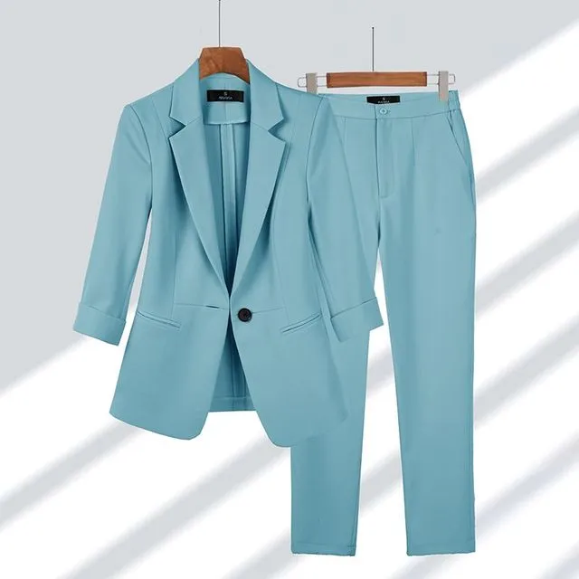 Clara | Figursyet blazer og bukser