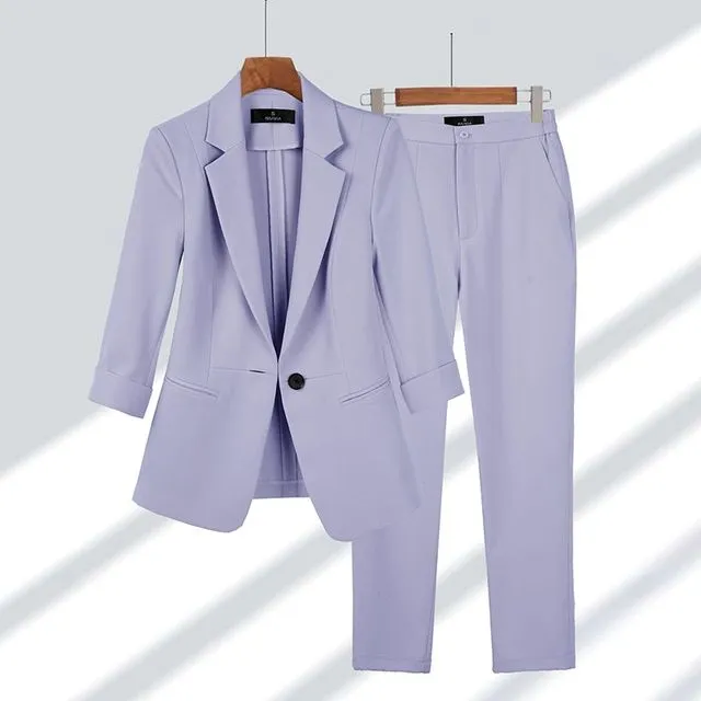 Clara | Figursyet blazer og bukser
