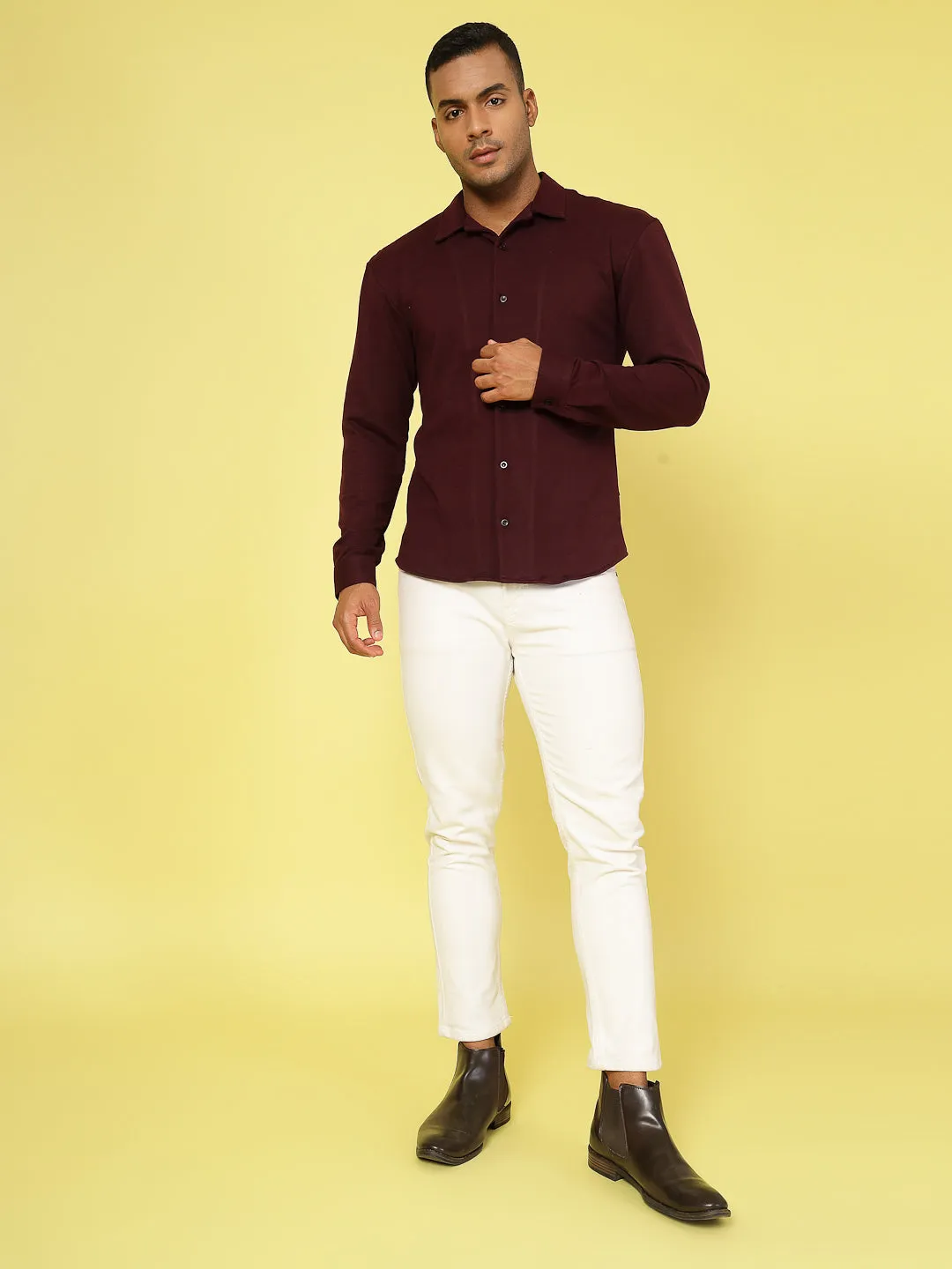 Classic Cuban Collar Terry Shirt