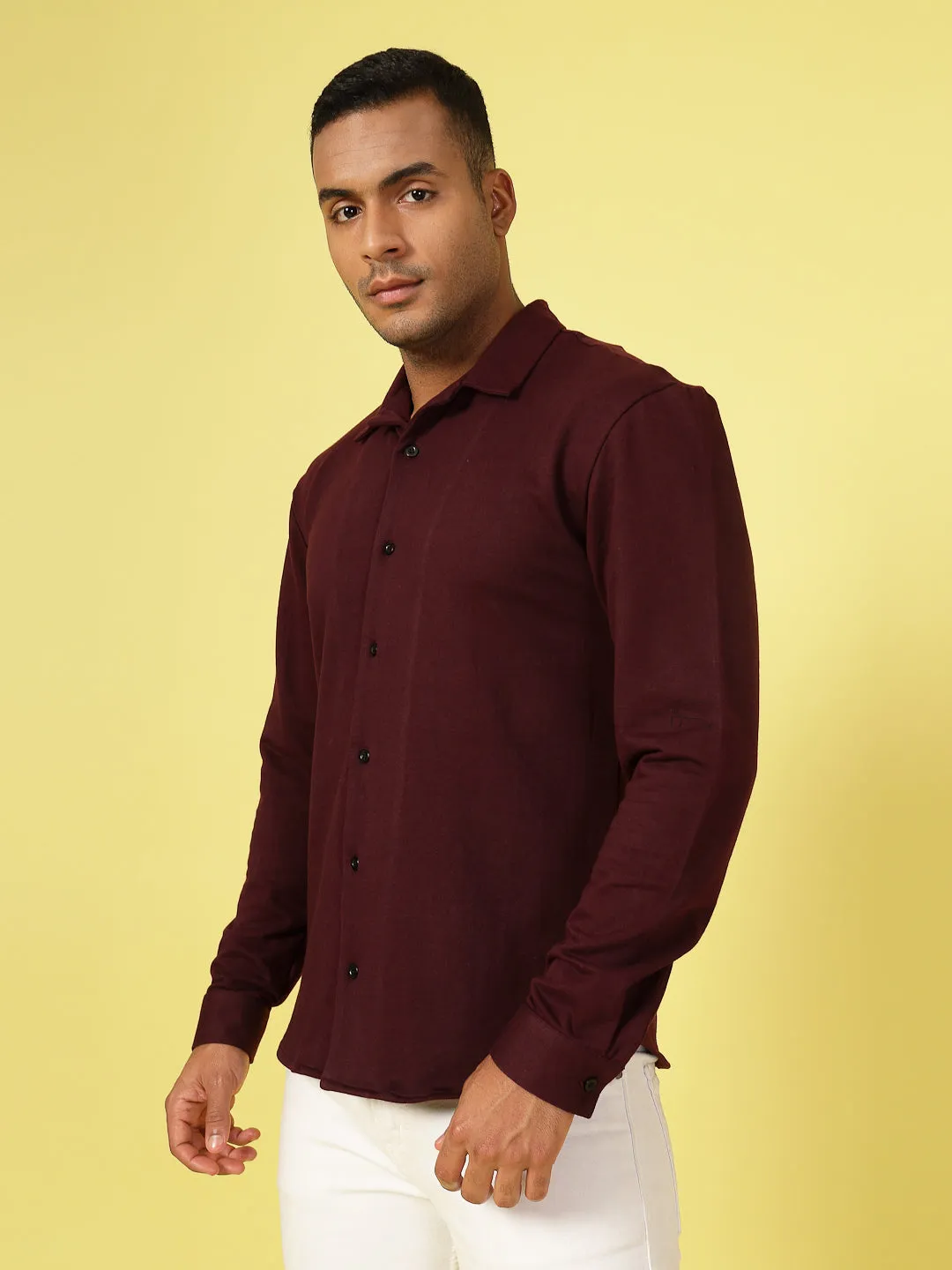 Classic Cuban Collar Terry Shirt