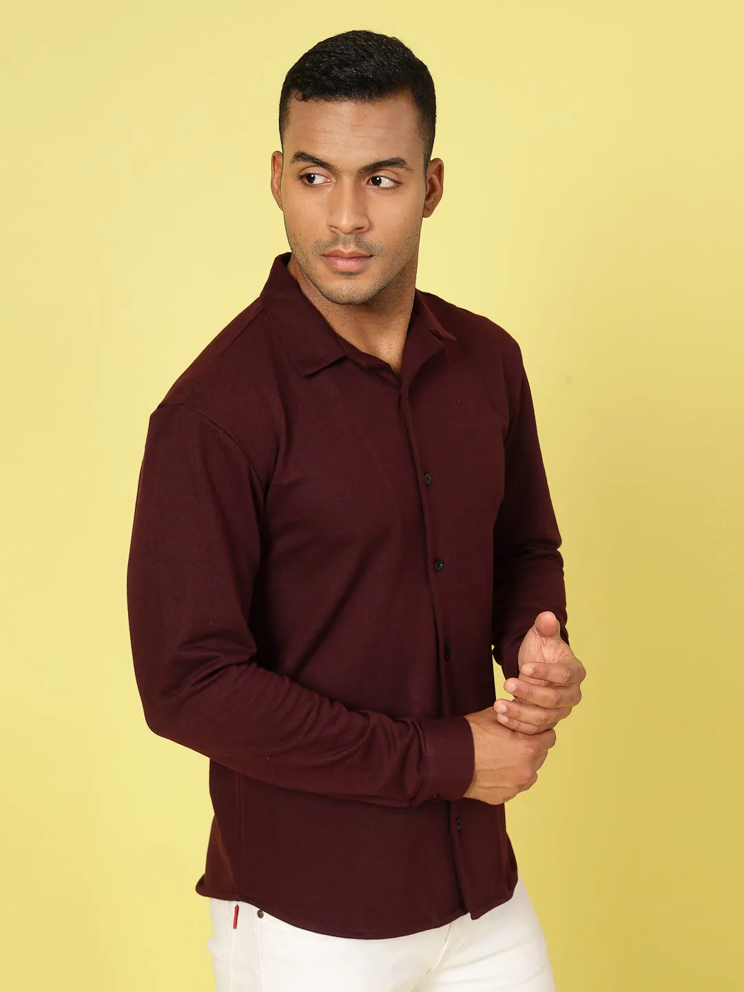 Classic Cuban Collar Terry Shirt