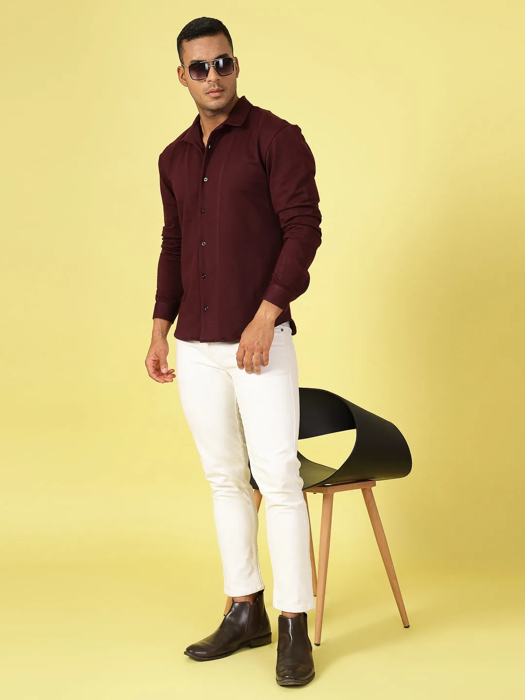 Classic Cuban Collar Terry Shirt