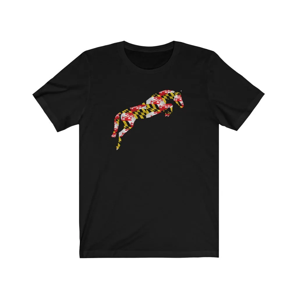 Classic Maryland Saddlery Flag Jumper Unisex Jersey Short Sleeve Tee