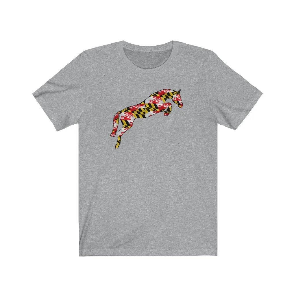 Classic Maryland Saddlery Flag Jumper Unisex Jersey Short Sleeve Tee