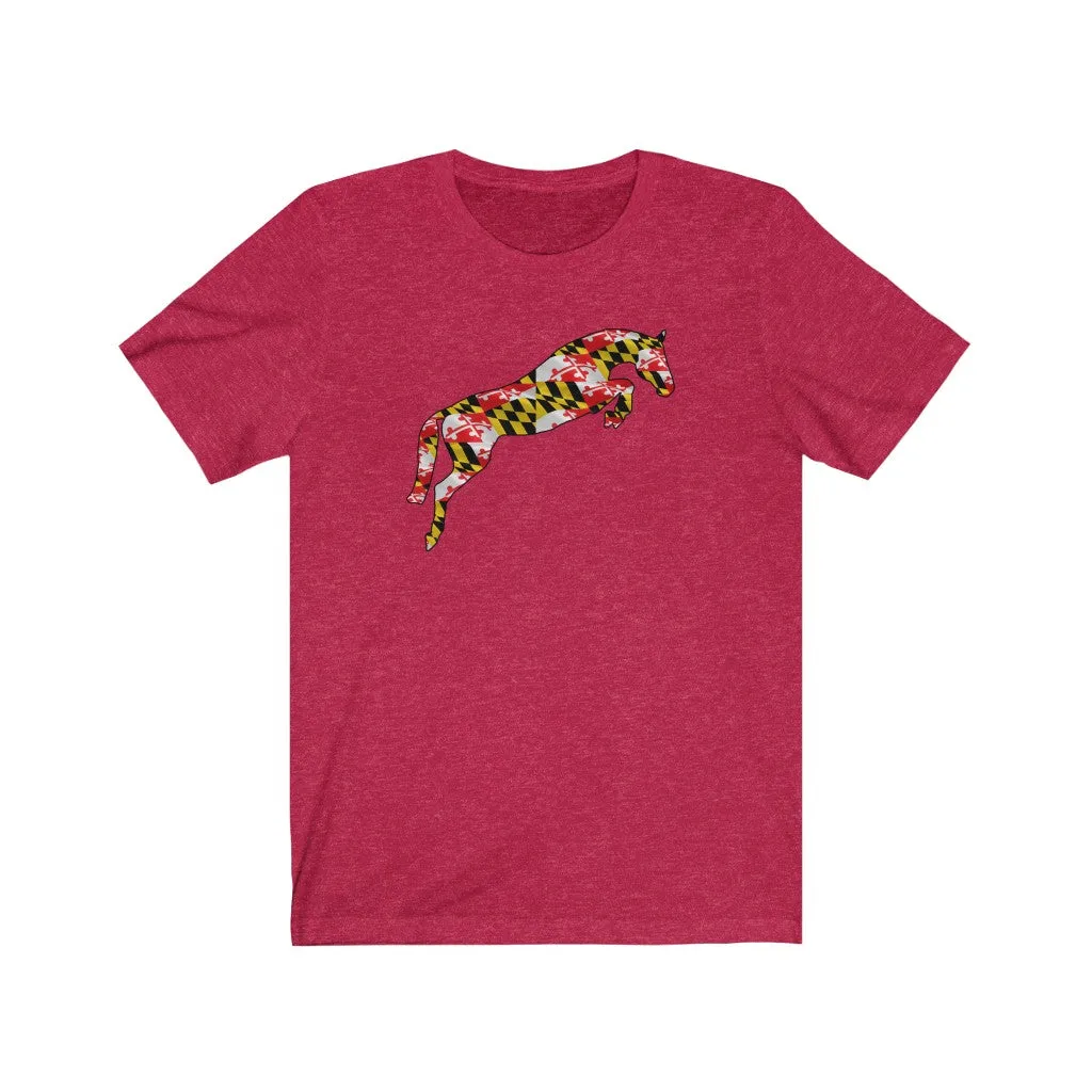 Classic Maryland Saddlery Flag Jumper Unisex Jersey Short Sleeve Tee