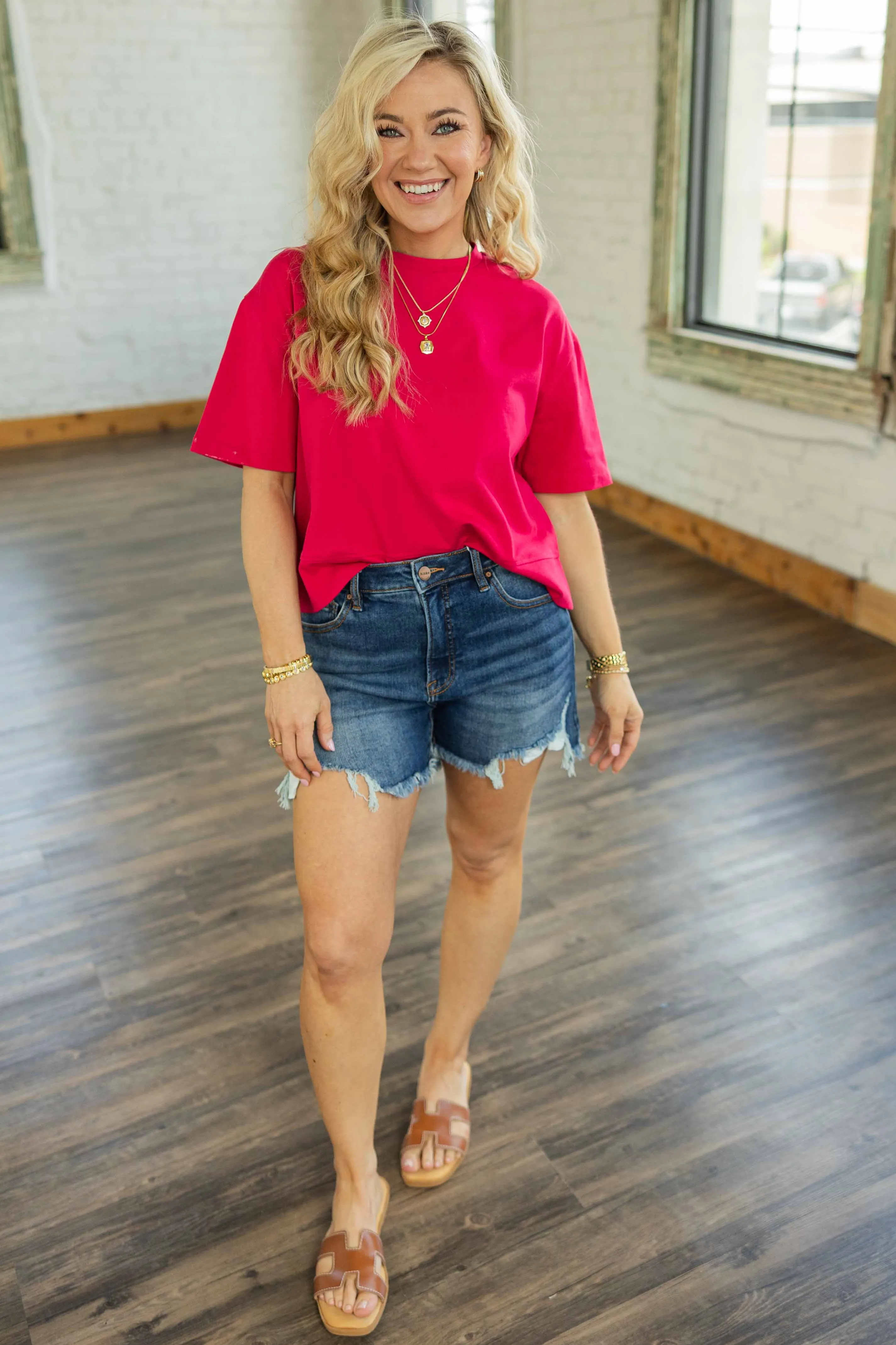CLEO BOXY CROPPED EVERYDAY TEE