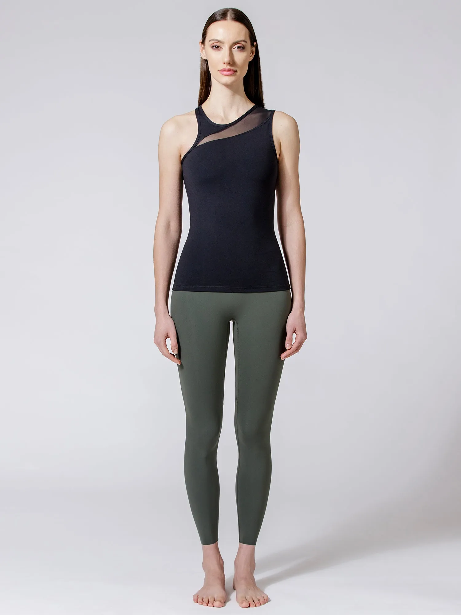CONFLUX TANK, BLACK/BLACK MESH