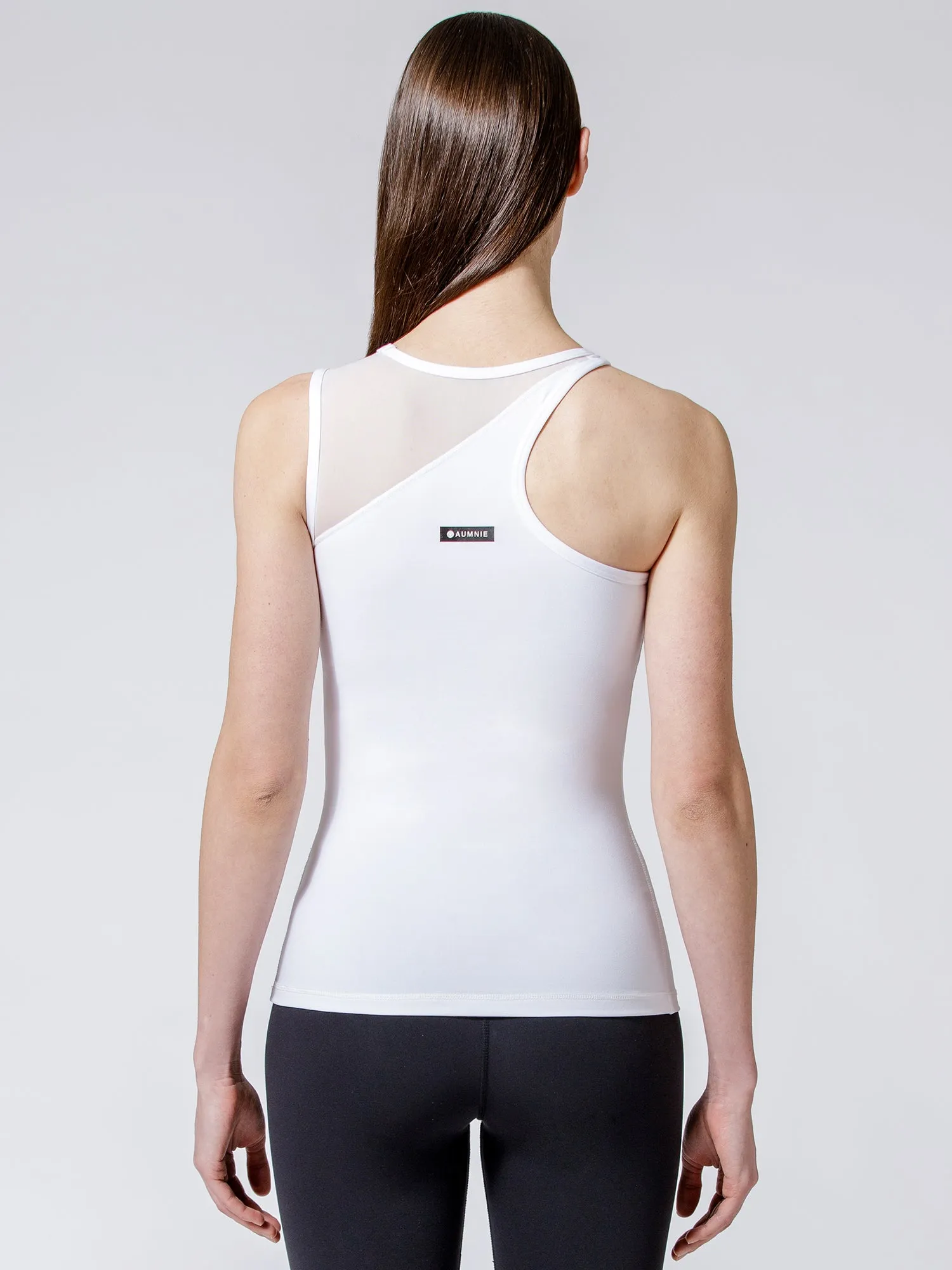 CONFLUX TANK, WHITE/WHITE MESH