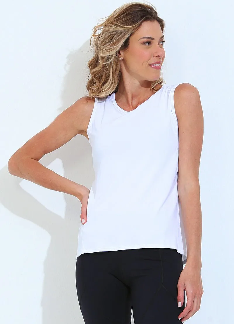 Connect Tank (White) UPF 50 